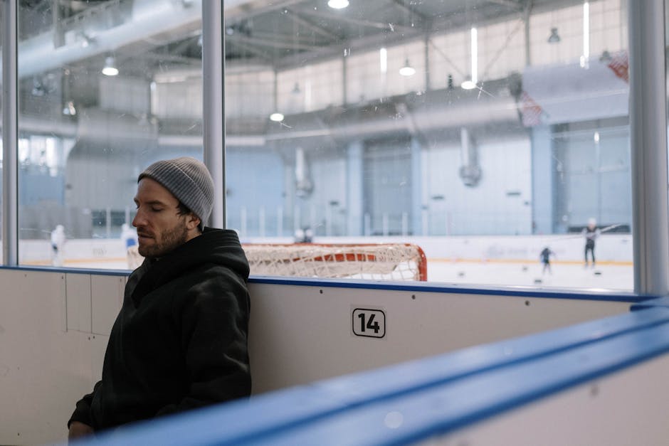 Professional athlete in a performance arena